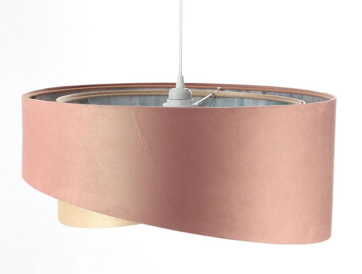 HÄNGELEUCHTE Gold 50/23 cm - Pink/Goldfarben, Kunststoff (50/1.3/23cm) - ONZENO