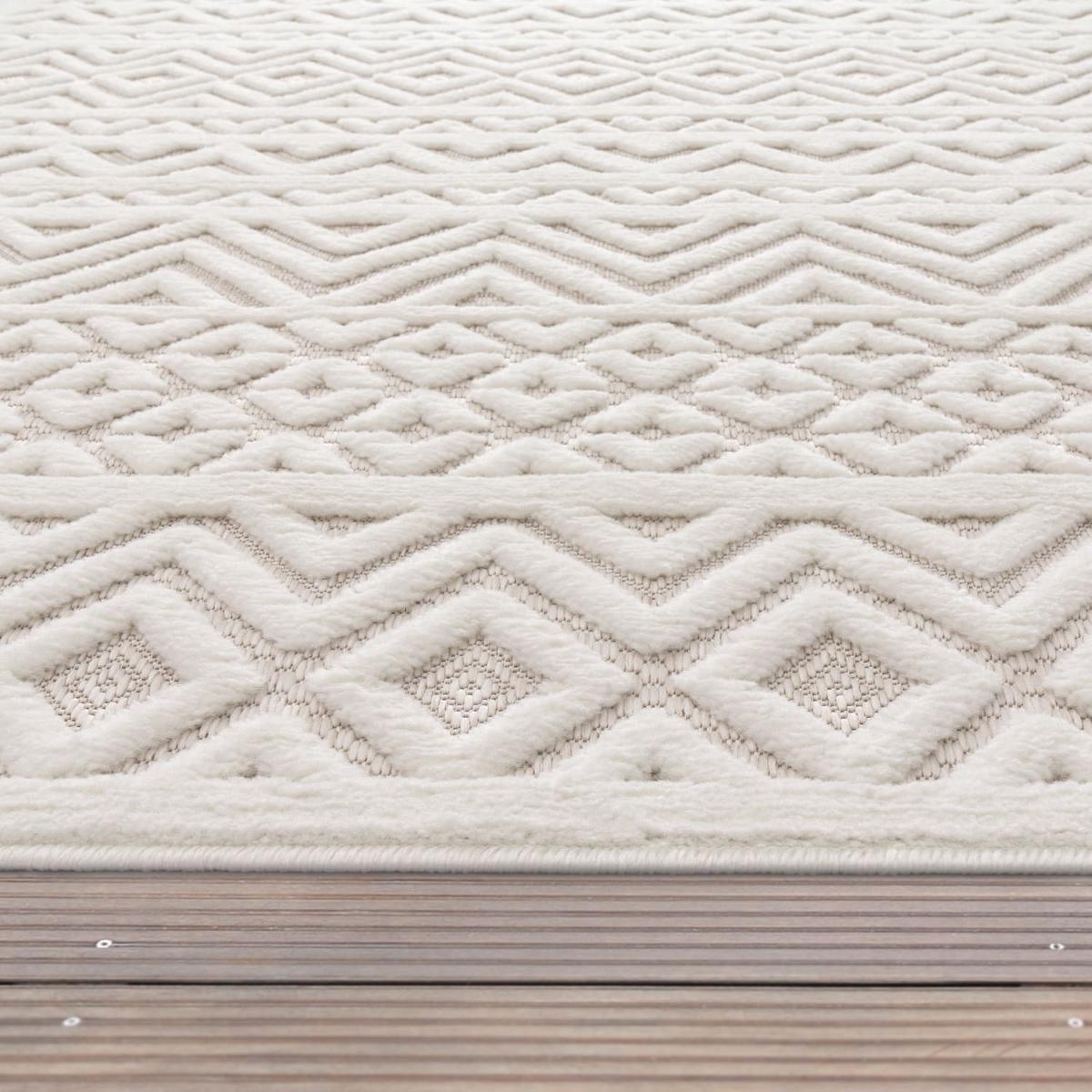 OUTDOORTEPPICH Boho Creme 80 x 250 cm - Creme, Kunststoff (80/250cm) - TT Home