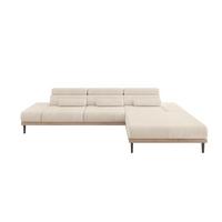 ELEKTRISCHES ECKSOFA Rechts MONA 316x205x85 Beige Cord - Sandfarben/Beige, Holzwerkstoff/Textil (316/205cm) - ALTDECOR