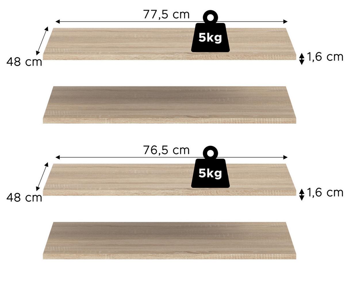 KLEIDERSCHRANK kaschmir 200 x 181 cm, Drehtürenschrank 5-türig mit Einlegeböden - Kaschmir/Schwarz, Holzwerkstoff/Kunststoff (200/181/52cm) - Inn.Furn