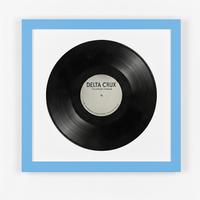 VINYL RAHMEN 40/40 für die Platte - Hellblau, Holz (40/40cm) - K-Möbel