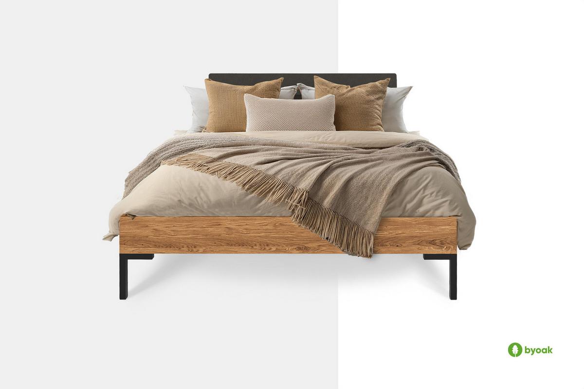 BETT LEON 1 80x200 Kernbuche - Kernbuche, Holz (80/200cm) - byoak