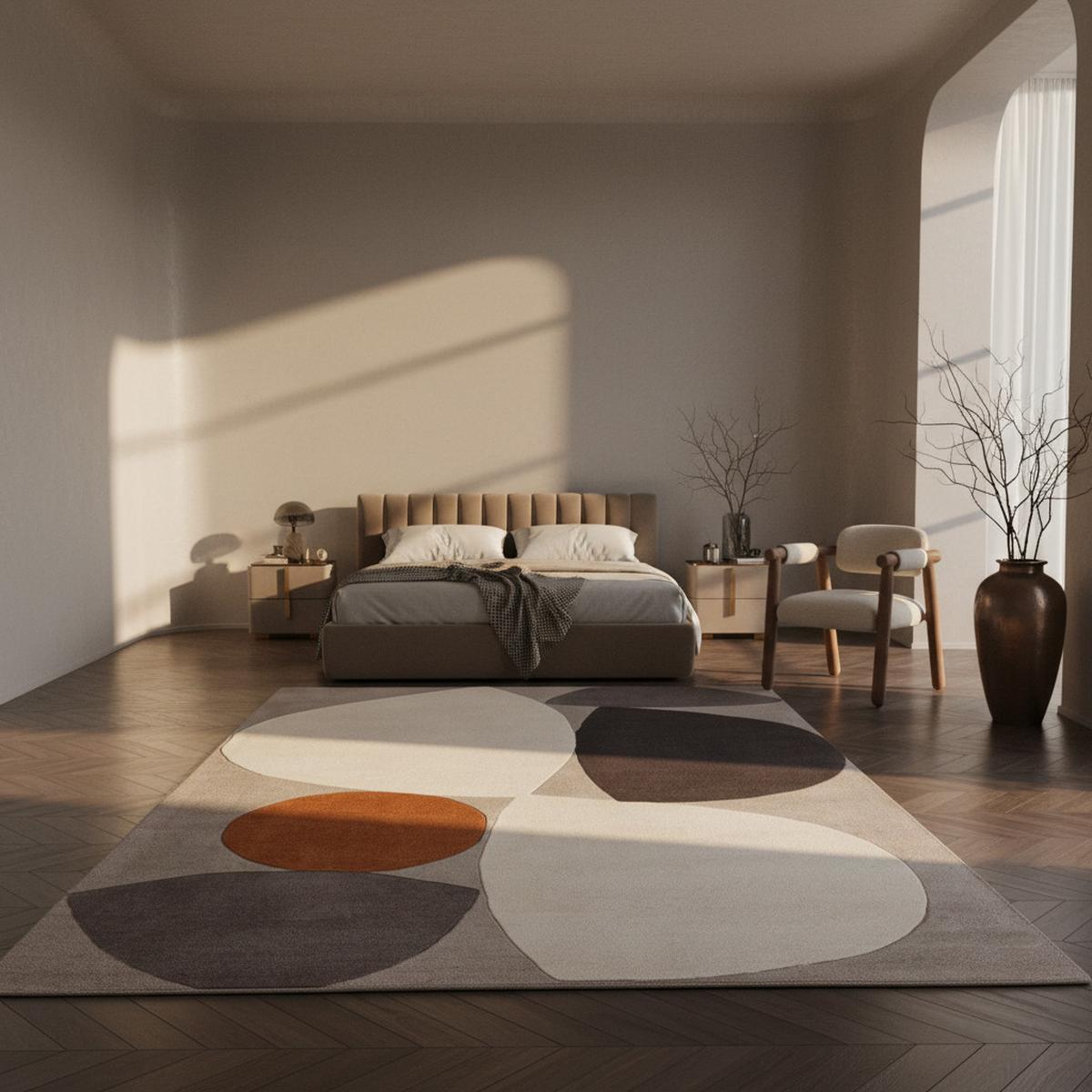WOLLTEPPICH ELAN-Mouzon, geometrisch-abstrakt, Silbergrau, 120 x 170 cm - Grau, Textil (170/120cm) - KADIMA DESIGN