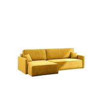 ECKSOFA Louis Salvador - Gelb, Holzwerkstoff/Textil (250/142cm) - Fun Möbel