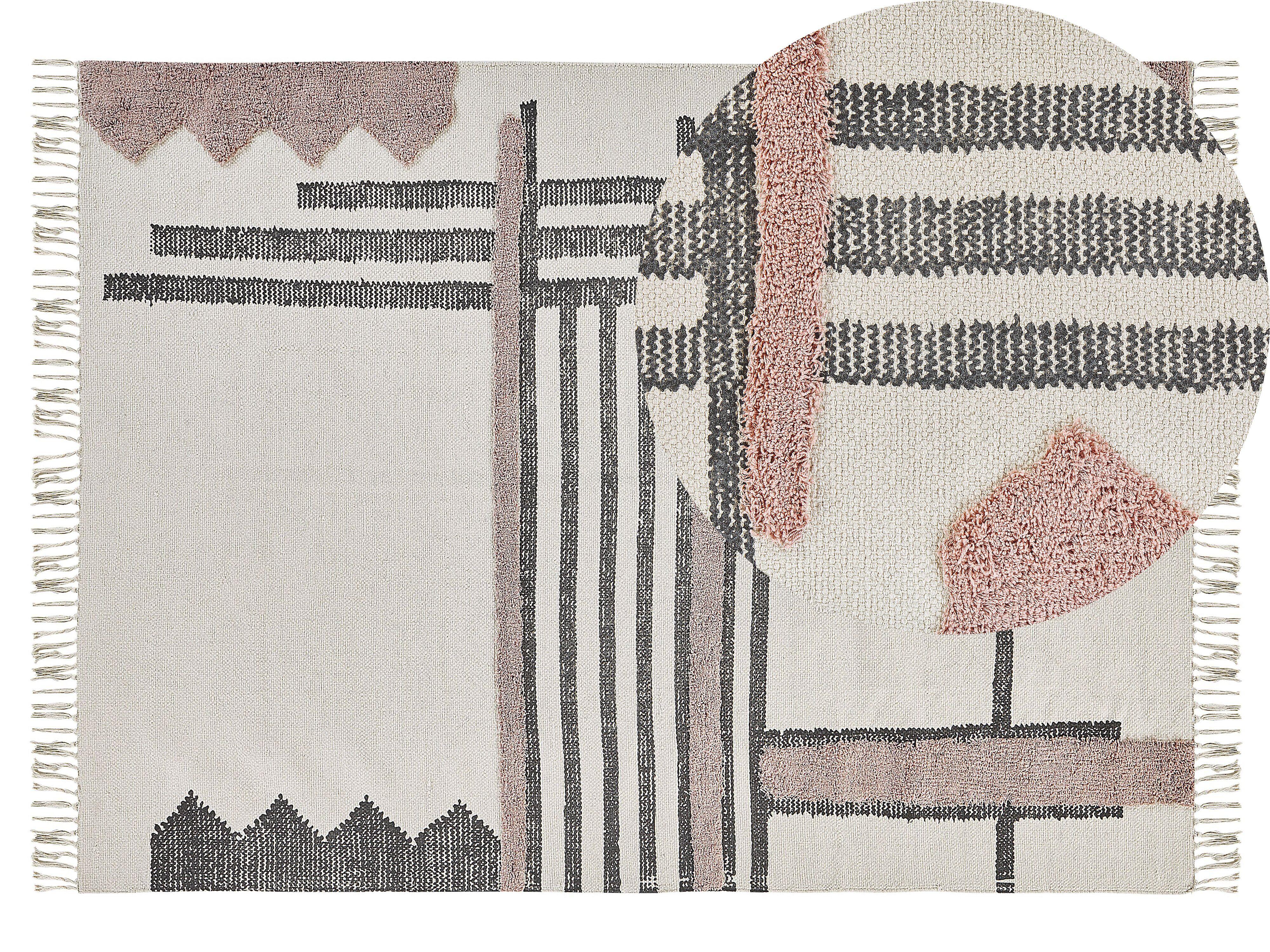 KURZFLOR-TEPPICH Muradiye 200/140 cm - Beige, Textil (140/200cm) - Beliani
