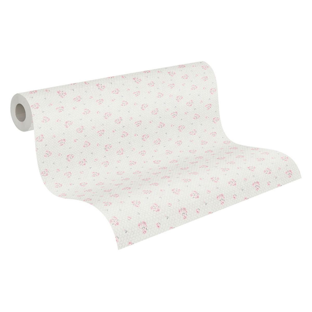 VLIESTAPETE Grau 53/1005 cm - Rot, Kunststoff/Textil (53/1cm) - KUNSTLOFT