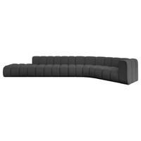 ECKSOFA modulares Sofa Tilmo-L2 - 490x194x70 cm Grau - Grau, Holzwerkstoff/Textil (490/194cm) - ALTDECOR