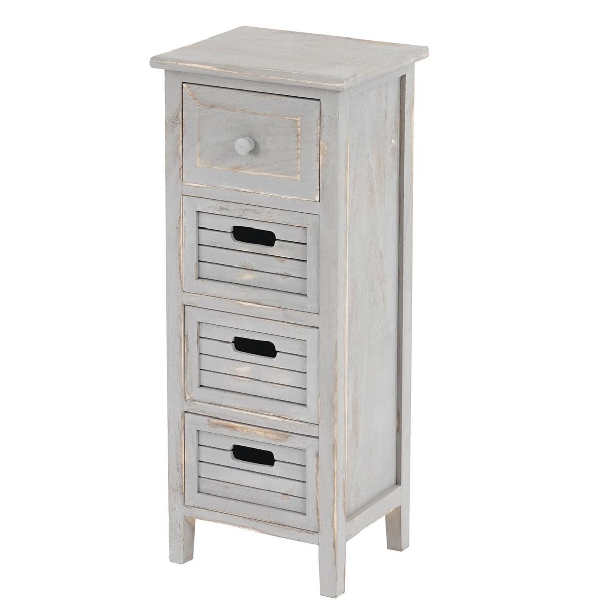 KOMMODE Grau - Grau, Holz (30/74/25cm) - MCW