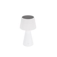 TISCHLEUCHTE Strahlig 13/23.9/13 cm - Weiß, Metall (13/13/23.9cm) - ZMH