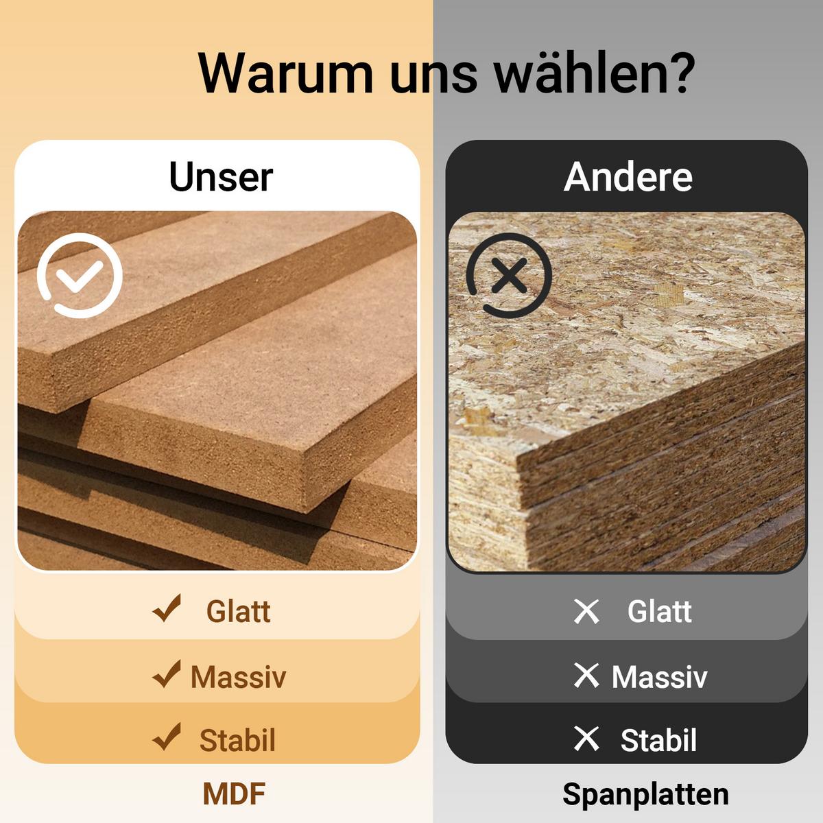 SERVIERWAGEN mit Rollen, Schwarz, 68x85x38cm, bis 50kg - Schwarz, Holz/Holzwerkstoff (68/85/38cm) - SoBuy