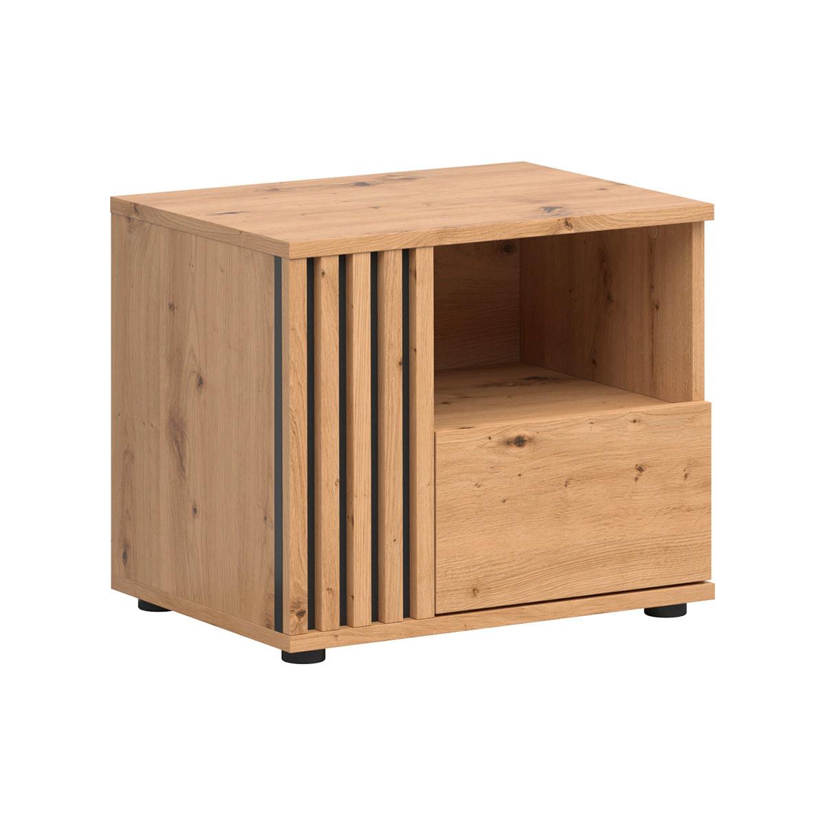 NACHTTISCH Ezra Holz - Braun, Holzwerkstoff (55/46/40cm) - Petits-meubles