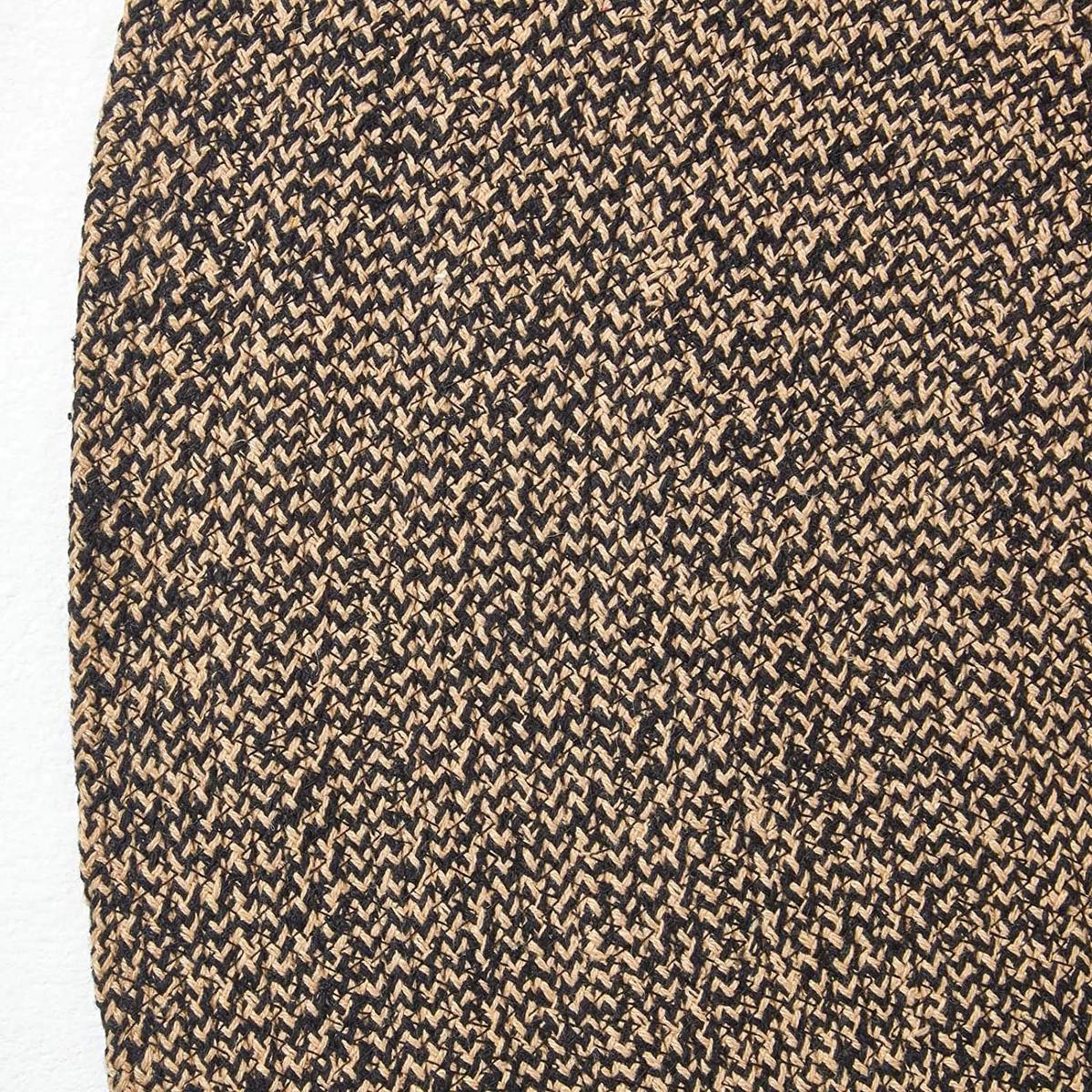 TEPPICH Melange geflochten rund 150 cm - Braun, Textil (150/150cm) - Homescapes