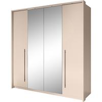 DREHTÜRENSCHRANK Sahara mit 2 Türen und 8 Regalböden, 210 cm, Sandbeige - Sandfarben, Holzwerkstoff (209/219/65cm) - Beautysofa