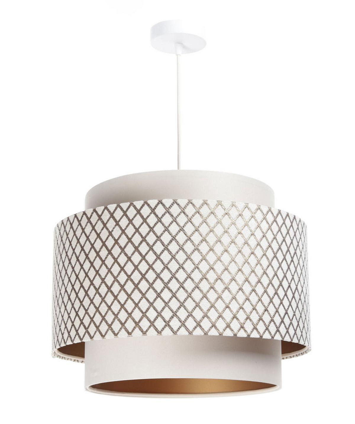HÄNGELEUCHTE Beige 40/31 cm - Beige, Kunststoff (40/1/31cm) - ONZENO