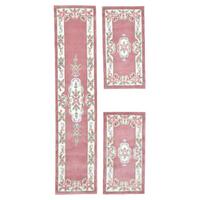 HANDTUFTTEPPICH Ming Bettumrandung 70x600 cm - Rosa, Textil (70/600cm) - THEKO