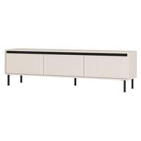 TV-MÖBEL Osaka Sandbeige 179 cm - Beige/Schwarz, Holzwerkstoff/Metall (178.6/50/40cm) - Selsey