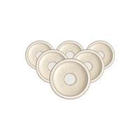 ESPRESSOUNTERTASSEN Ivoire weiß-gold ø 13 cm 6er Set - Goldfarben/Weiß, Keramik (13cm) - Villeroy & Boch
