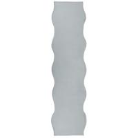 TEPPICH Hellgrau 80/300 cm Dawa - Hellgrau/Grau, Kunststoff (80/300cm) - Beliani