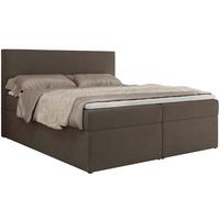 BOXBETT JAGUAR 140/200 - Braun Struktur - H3 - Braun, Holz/Textil (140/200cm) - MKS