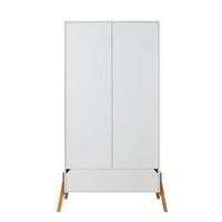 SCHRANK 2 Türen Weiß - Weiß, Holzwerkstoff (117/199/50cm) - Petits-meubles