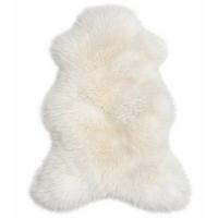 SCHAFFELL Lammfell Naturweiß ca. 90 cm - Weiß, Fell (50/90cm) - Provellus