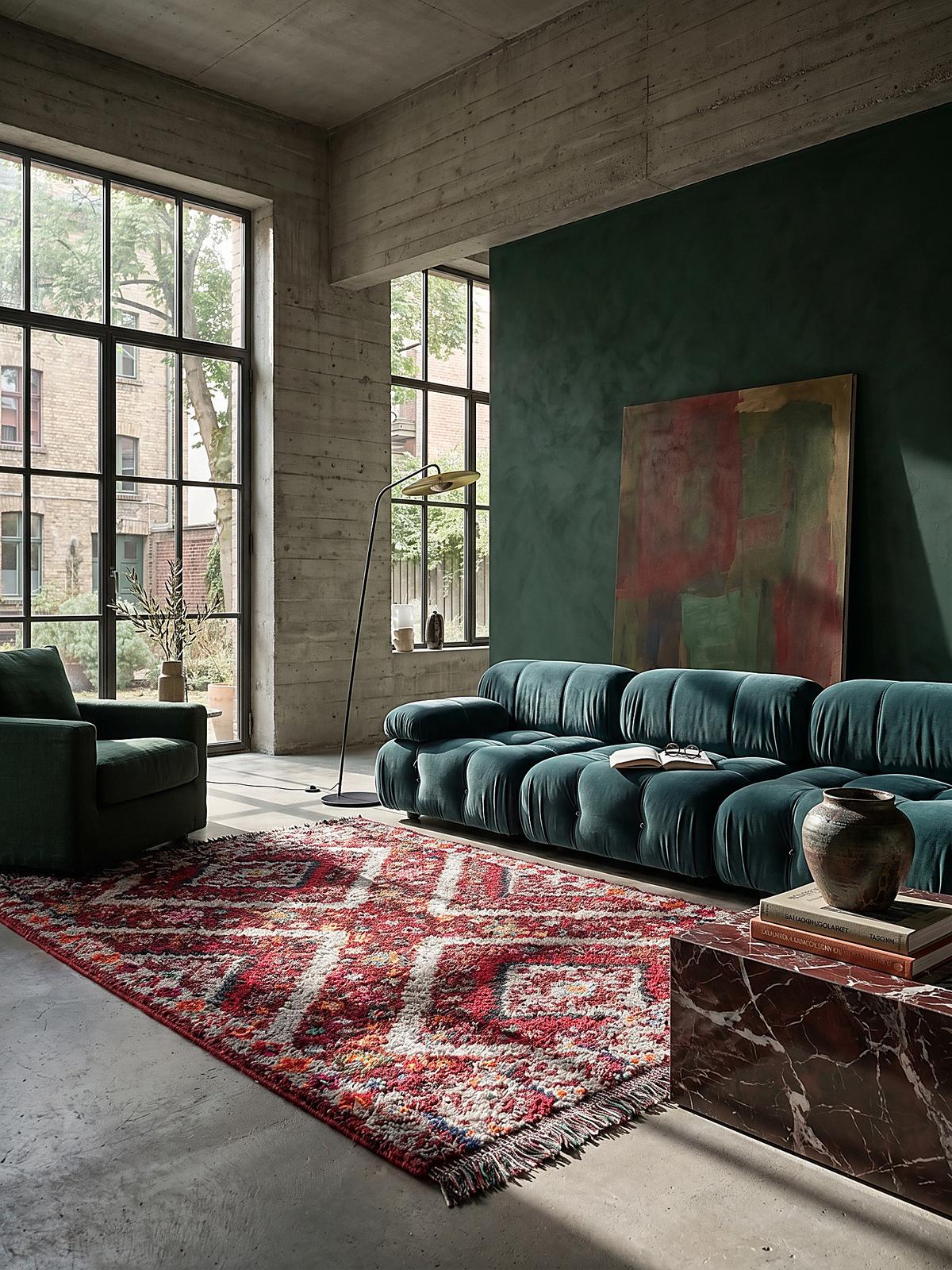 HOCHFLORTEPPICH mit Fransen TAFRAUT, im Berber-Stil, Rot, 133 x 190 cm - Rot, Textil (190/133cm) - KADIMA DESIGN