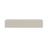 KONSOLENTISCH Veldio Graubeige 90 cm - Taupe, Holzwerkstoff (35.6/90/17cm) - Selsey