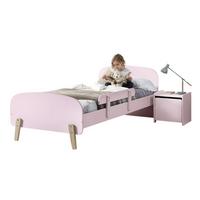 KINDERZIMMER Set Karilynn 2 Massivholz+MDF rosa - Rosa, Holz (120/73/220cm) - 58aufmkessel