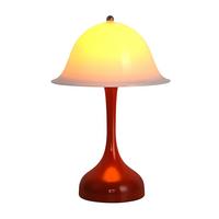 LED TISCHLAMPE Auralume 16/9/24.5 cm - Rot, Kunststoff (16/9/24.5cm) - ZMH