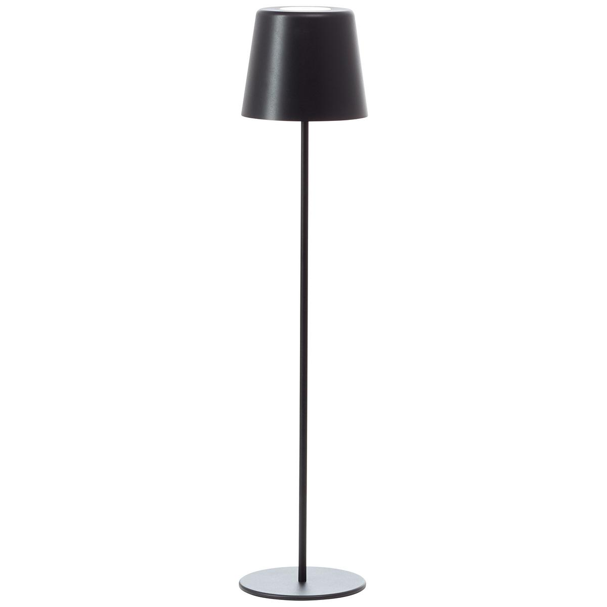 AUSSENSTEHLEUCHTE Kaami G40890/06 - Schwarz, Metall (18/18/129.5cm) - Brilliant