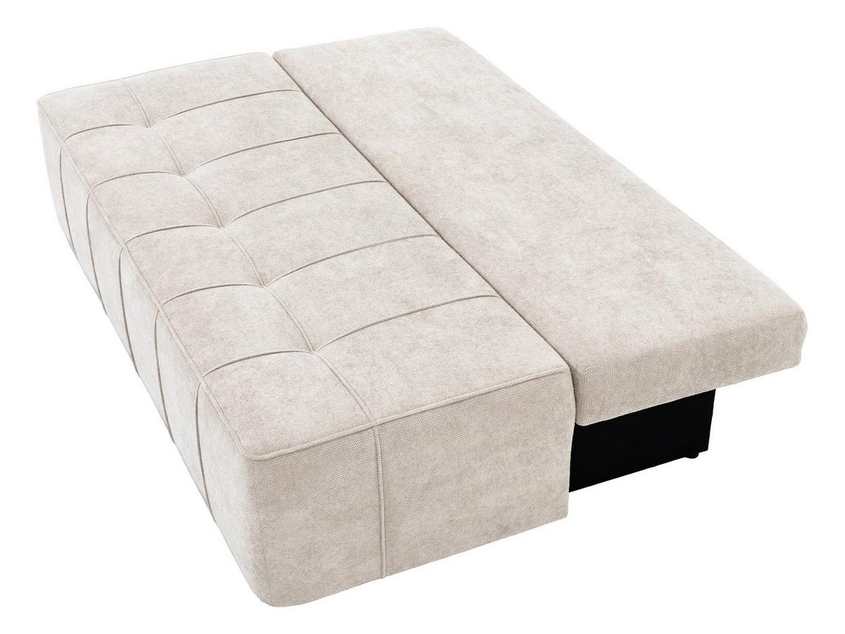 SCHLAFSOFA Lover - Beige/Schwarz, Holz/Kunststoff (202/95/95cm) - MIRJAN24