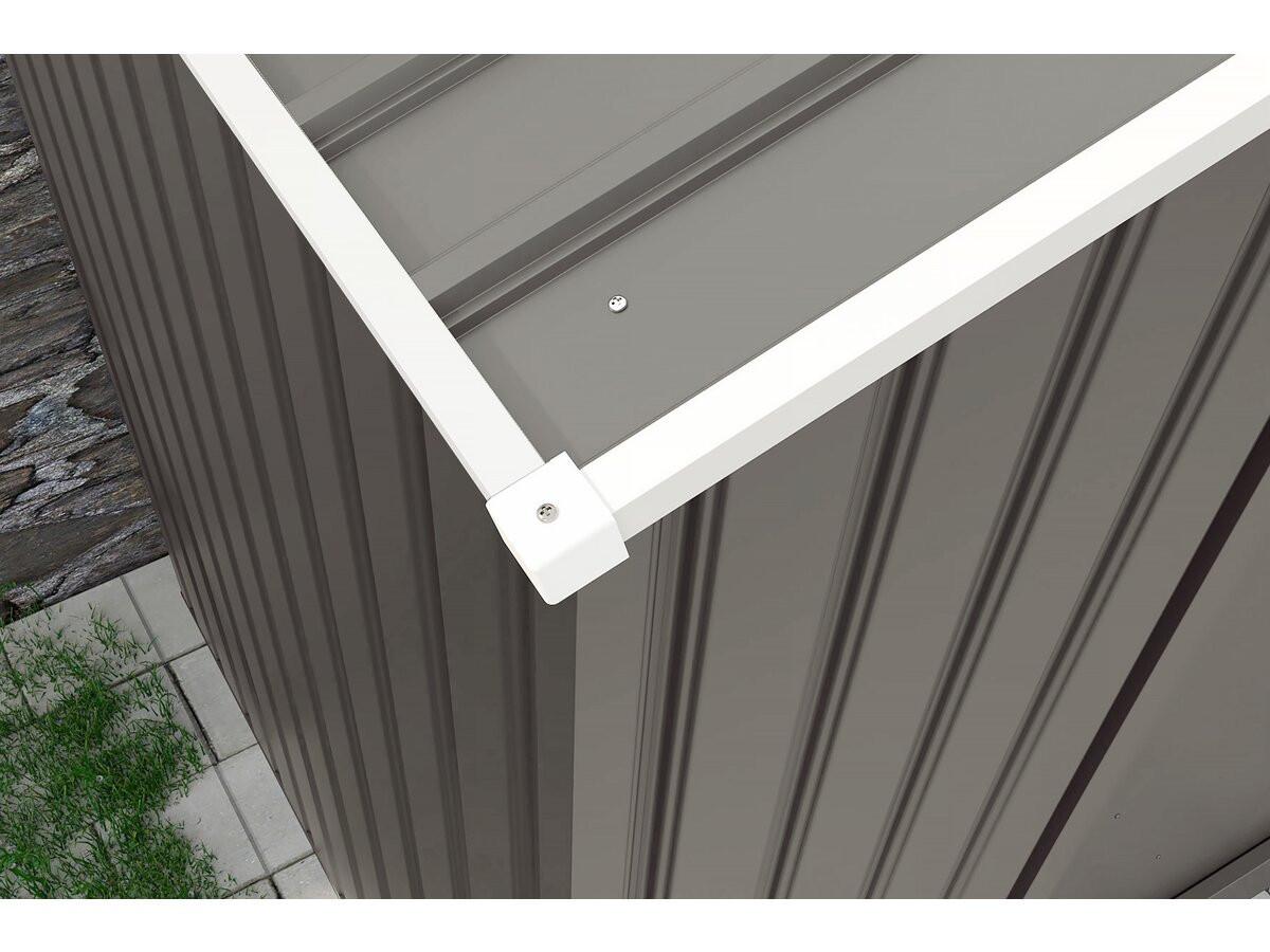 METALL-GARTENHAUS dallas Taupe - Taupe, Metall (213/195/91cm) - Habitat Garten