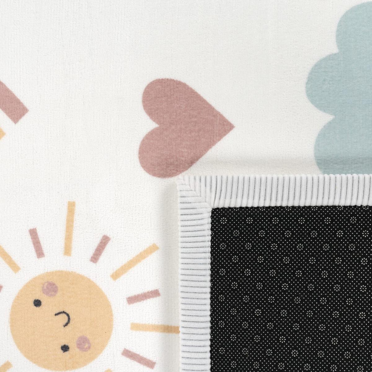 KINDERTEPPICH Waschbar, mit Regenbogen-Motiv, aus Polyester, Mehrfarbig, 140 x 200 cm - Multicolor, Textil (200/140cm) - KADIMA DESIGN