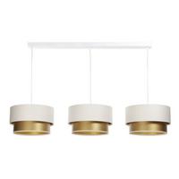 HÄNGELEUCHTE Gold 30/88 cm - Beige, Kunststoff (30/2.6/88cm) - ONZENO