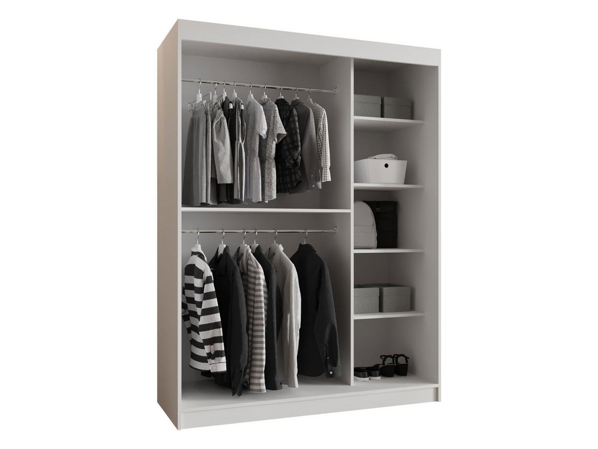 SCHWEBETÜRENSCHRANK Selfie 150 cm - Silberfarben/Nussbaumfarben, Holzwerkstoff/Kunststoff (150/200/62cm) - MIRJAN24