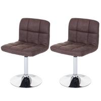 ESSZIMMERSTUHLCADIZ Dunkelbraun 2er-Set - Dunkelbraun, Textil (45/78/48cm) - MCW