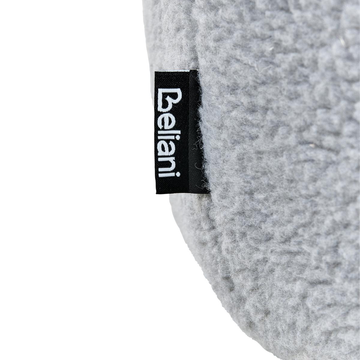 KINDERSESSEL Grau Ula - Braun/Grau, Textil (54/55/55cm) - Beliani