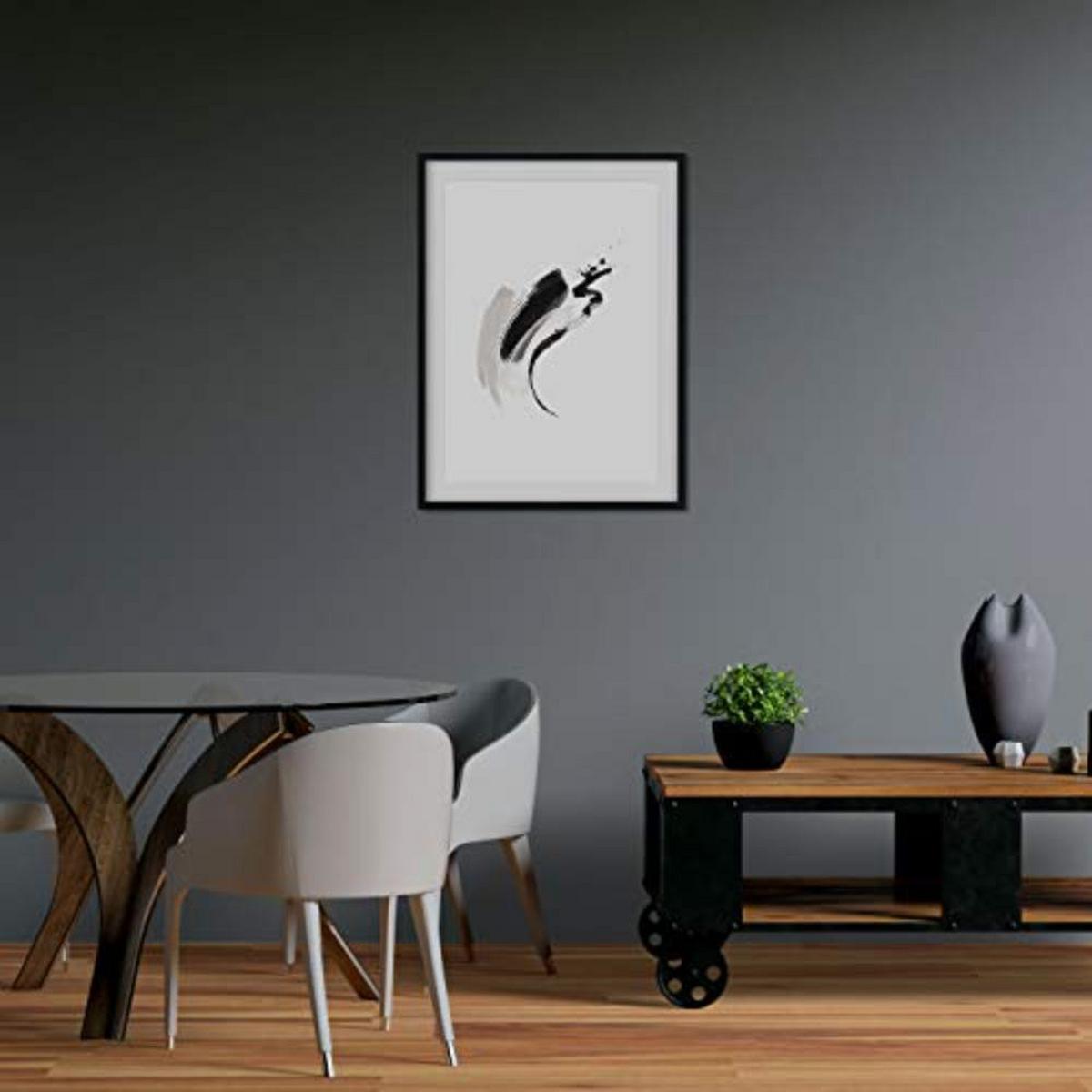 POSTER Set mit 4 Abstrakte Formen und Figuren Braun A4 Rahmenlos - Klar, Papier (29.7/3cm) - Nacnic