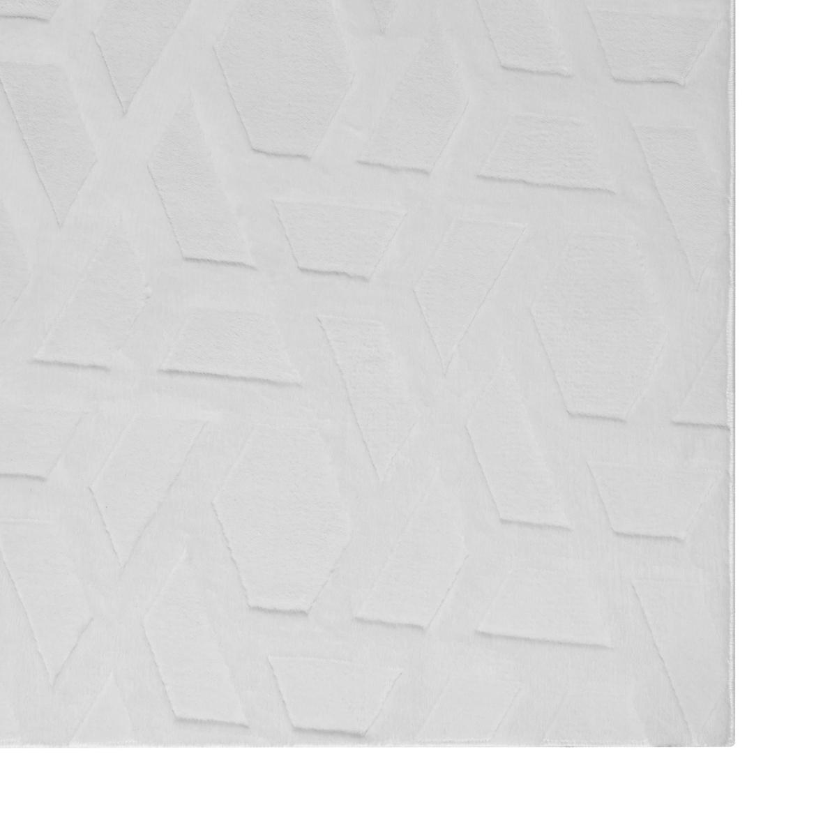 TEPPICH Hellgrau 160/160 cm Antero - Hellgrau/Grau, Textil (160/160cm) - Beliani
