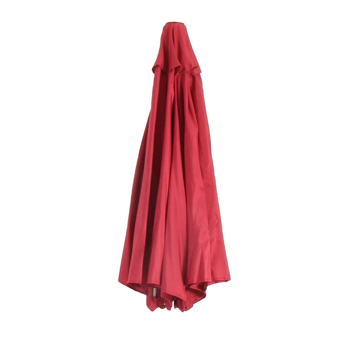 ERSATZ-BEZUG FÜR SONNENSCHIRM I Rot - Rot, Textil (270/270cm) - MCW
