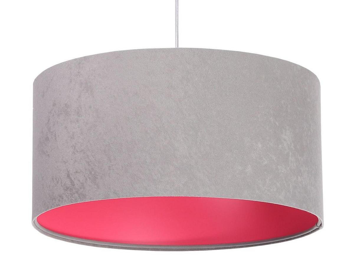 HÄNGELEUCHTE Grau 40/20 cm - Pink/Grau, Kunststoff (40/0.6/20cm) - ONZENO
