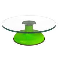 KUCHENPLATTE - Grün, Glas (30/10/30cm) - Intirilife