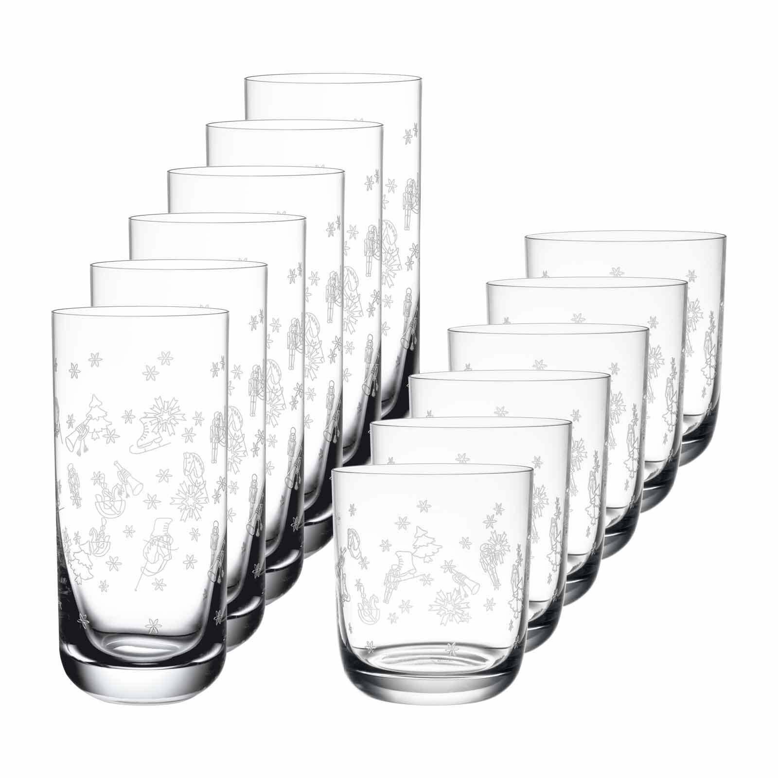 TRINKGLÄSER-SET Toy's Delight transparent 12-tlg. - Transparent, Glas - Villeroy & Boch