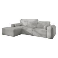 ECKSCHLAFSOFA Volare I, Seite: Links - Hellgrau, Holz/Textil (269/182cm) - MIRJAN24
