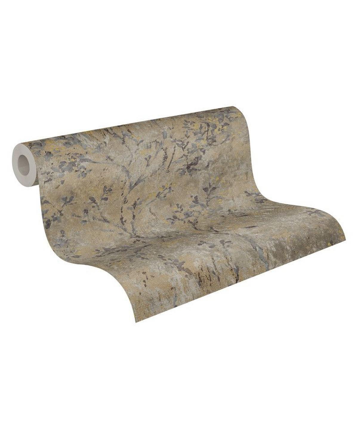 VLIESTAPETE Braun 53/1005 cm - Braun, Textil (53/1cm) - KUNSTLOFT