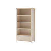 STANDREGAL Story 1S SO02 - Sandfarben/Goldfarben, Holzwerkstoff/Kunststoff (85/162/42cm) - MIRJAN24