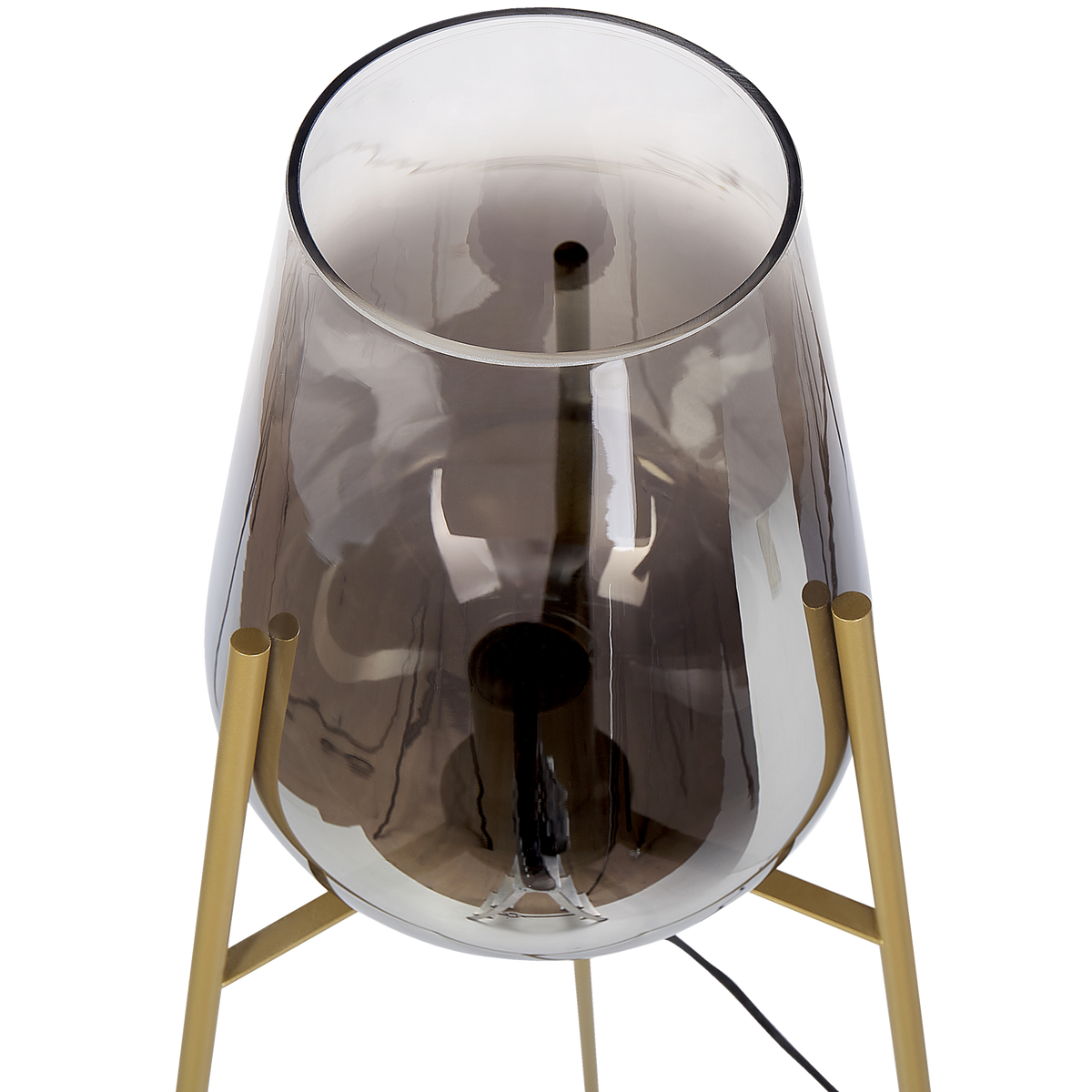 STEHLAMPE Mena 55/55/133 cm - Goldfarben, Metall (55/55/133cm) - Beliani