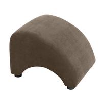 POLSTERHOCKER Kajsa Velourstoff sahara - Sahara, Kunststoff (52/37/54cm) - 58aufmkessel