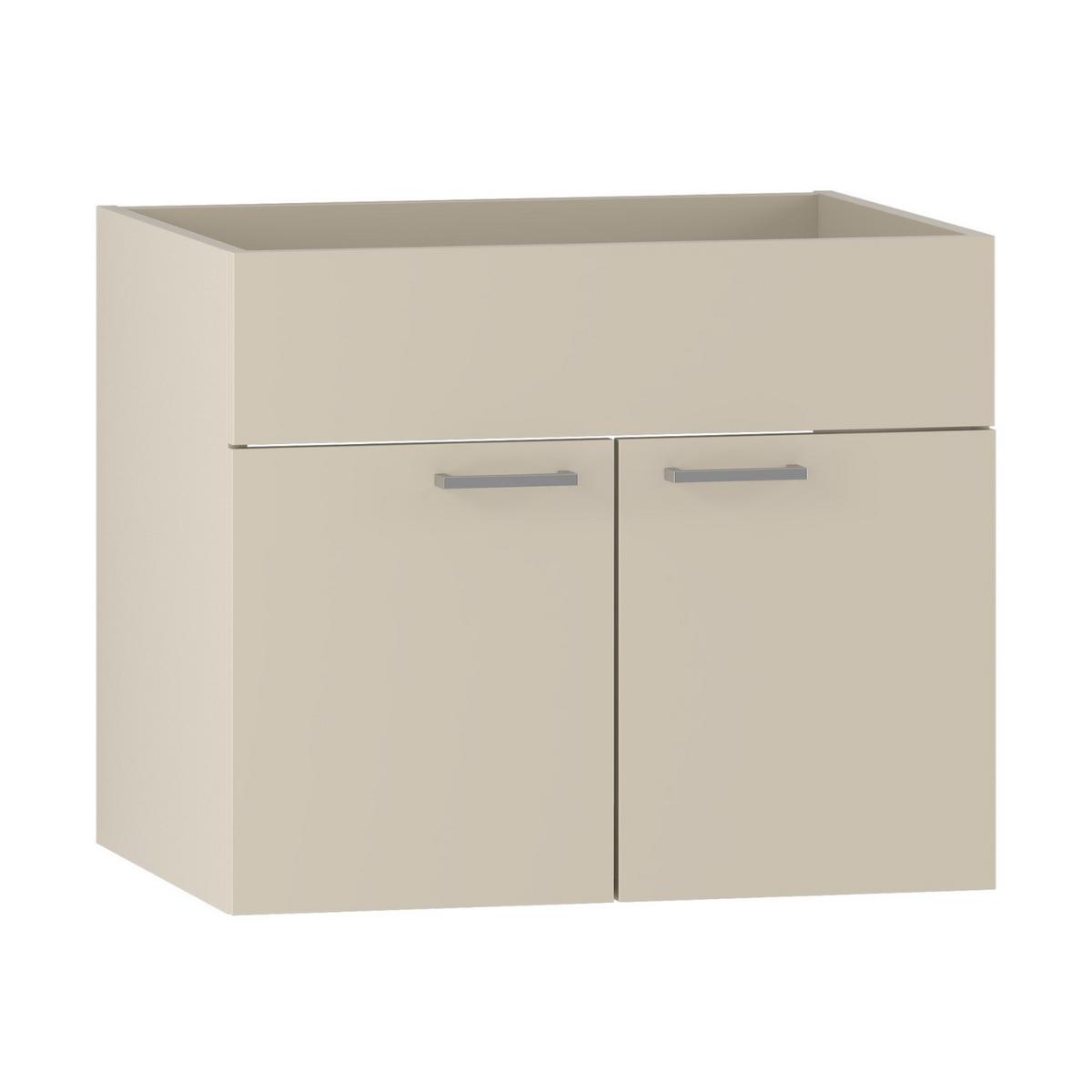 WASCHBECKENUNTERSCHRANK Colorado 2 Schubladen Cashmere - 60 x 46 x 52 cm - Kaschmir, Holz (60/52/46cm) - Badplaats