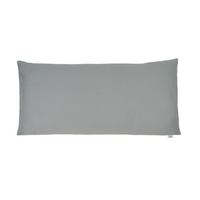 KISSENHÜLLE BasicSoft silber-grau 100% Baumwoll-Jersey 40/80 cm - Grau, Textil (40/80cm) - beties Heimtextil